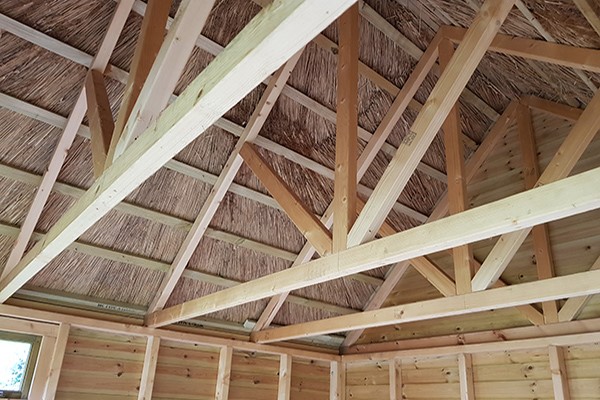 Thatched roof internal